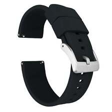 Black Elite Silicone Watch Band Watch Band