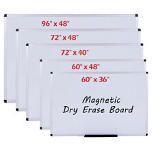 Viz-pro Large Dry Erase Board Magnetic Whiteboard Office School Aluminium Frame