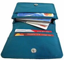 100 Genuine Leather 20 Credit Card Id Business Card Holder Unisex Pocket Wallet