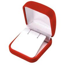 Red Velvet Earring Gift Boxes Red Earring Box Wholesale 1 2 6 12 24 48 96 144 Pc