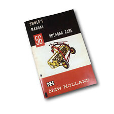 Sperry New Holland 56 Rolabar Rake Owners Operators Manual Book Maintenance