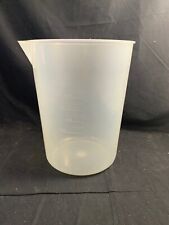 Laboratory Plastic 4000ml Stackable Graduated Beaker Molded-in 250ml Increments