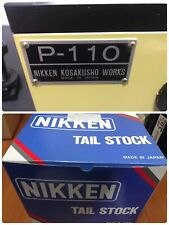 Nikken P-110s Quick Action Tailstock From Japan