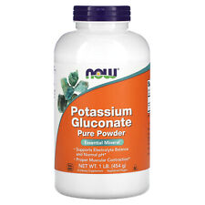 Now Foods Potassium Gluconate Pure Powder 1 Lb 454 G Gmp Quality Assured Vegan