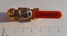 1 Piece 34 Push Fit Ball Valve With Drain Full Port New