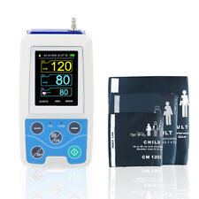 Abpm50 Nibp Holter Automatic 24h Ambulatory Blood Pressure Monitor 3 Cuffs