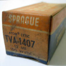Sprague Tva-1407 12 Mf 150 Wvdc Electrolytic Capacitor Nos