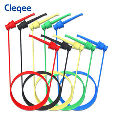 Cleqee Silicone Test Leads Mini Grabber To Mini Grabber Test Cable Wire 5 Colors