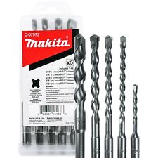Makita 5 Piece - Sds-plus Drill Bit Set For Sds Rotary Hammers In Concrete