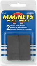 Master Magnetics 07044 Ceramic Block Magnets Set Of 2 38 X 78 X 1 78