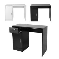 Computer Desk Pc Laptop Table Study Workstation Office Home W Drawer Furniture