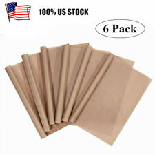 6 Pack Teflon Sheet For Heat Press Ptfe Cover Paper Mat Non Stick Baking Cloth