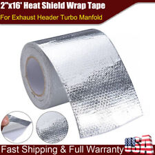 2x16 Adhesive Exhaust Header Turbo Manfold Pipe Heat Shield Wrap Tape New