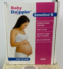 Sonoline B Baby Doppler Fetal Heart Monitor Manual Ultrasound Pink