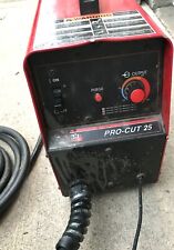 Used Lincoln Electric Pro-cut 25 Plasma Cutter Welder With Pct 20 Torch