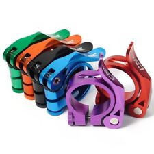 Aluminum Seat Tube Bicycle Seat Clamp Quick-release Clamp Bike Seat Post Clamp