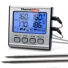 Thermopro Meat Thermometer Dual Probe Digital Cooking Grill Thermometer Wtimer