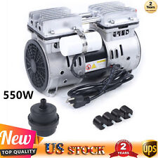 550w Oil Free Micro Piston Compressor Electric Motor Industrial Vacuum Pump