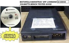 Motorola Maratrac Vhf Low Band 42-50mhz 110-watt 2-way Radios