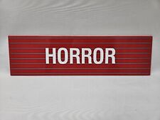 Rare Movie Store Rental Genre Display - Horror - Blockbuster -
