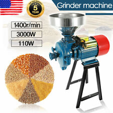 110v Electric Grinder Mill Grain Corn Wheat Feedflour Wetdry Cereal Machine