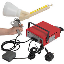 Red Powder Coating System Electrostatic Spray Paint Gun Set 14 Inch Npt Thread