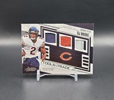 2023 Absolute Dj Moore Tools Of The Trade Jersey Ball Patch 249 Bears