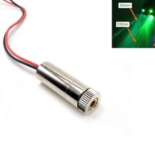Focusable 505nm 10mw Dot Green Laser Diode Module Driver 3-5v 12x35mm
