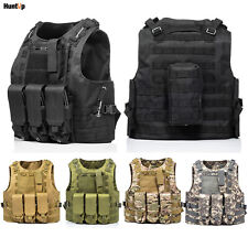Military Tactical Vest For Airsoft Paintball Police Combat Assault Plate Carrier