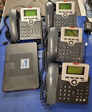 X-25 Xblue Voip Server 4q X-2020s Phones System W Power Supply Power Tested.