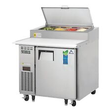 Everest Eppr1 35 One Section Refrigerated Pizza Prep Table 9.0 Cu. Ft.
