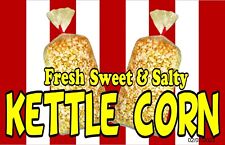 Kettle Corn Decal Choose Size Popcorn Food Concession Vinyl Sign Sticker S2