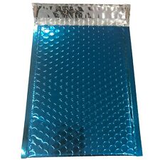 250 0 Glamour Metallic Blue Poly Bubble Mailers Envelopes Bags 6x10 Dvd Wide Cd