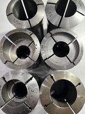 Lot Of 6 Smooth Round And Emergency 3j Collets Different Sizes And Brands