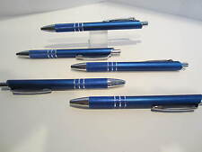 Lot Of 5 Blue Terzetti Sleek Ballpoint Pen W Sure Grip-buy More And Save