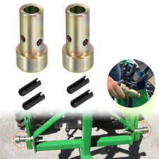 Pair Of Cat 1 Quick Hitch Adapter Bushings Kit For Category I 3-point Tractors