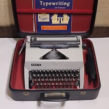 Vintage Facit Tp2 Portable Type Writer Wcase Cover Instructions Made Sweden