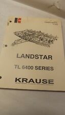 Krause Owners Manual For Tl 6400 Series Landstar Soil Finisher Disc Harrow