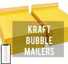 Kraft Bubble Mailers Shipping Mailing Padded Bags Envelopes Self-seal Any Sizes