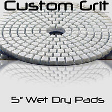 5 Inch Wet Dry Diamond Polishing Pads Sanding Disc Concrete Granite Glass Marble