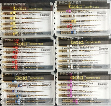 Dentsply Protaper Gold Rotary Files F1f2f3s1s2sx-f3 Sx19 25mm 6 File Pkg 1