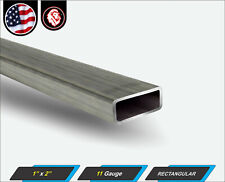 1 X 2 Rectangular Metal Tube - Mild Steel - 11 Gauge - Erw - 72 Long 6-ft