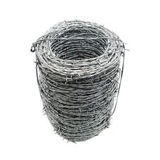 Barbed Wire 328ft 100m 4 Point Barbed Wire Roll 16 Gauge Barbed Wire Fence