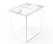Clear Acrylic Plexiglass Church Donation Box Suggestion Ballot Fund Raising11460