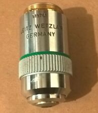 Leitz Wetzlar 25x Objective Ef 250.50 1600.17 Microscope Lens Laborlux Mikros