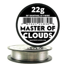 50 Ft - 22 Gauge Awg A1 Kanthal Round Wire 0.64mm Resistance A-1 22g Ga 50