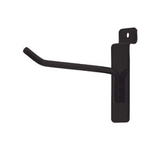 Slatwall Metal Peg Hooks 25 Black 4 Slat Wall Display 6mm Diameter Tubing