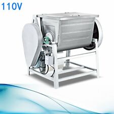 110v Electric Commercial Double Speed Spiral Dough Mixer Flour Mixing Machine