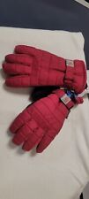 Carhartt Womens Quilts Insulated Breathable Gloves Wa575 Red Size Small