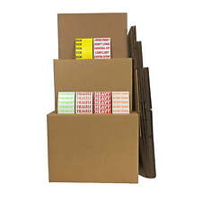 Moving Kit 1 10 Smallmediumlarge Combo Boxes With Room Labels